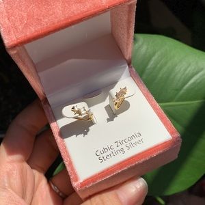 Crystal hoops Rachel ashwell from Anthropologie